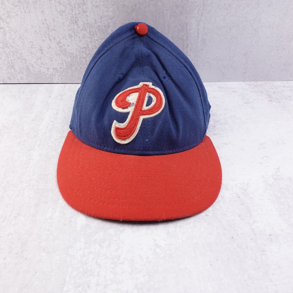 Vintage Roman Pro Philadelphia Phillies Cooperstown Collection Fitted Hat 7 1/8